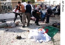 Aftermath of the suicide bombing in Batna, Algeria, 06 Sep 2007